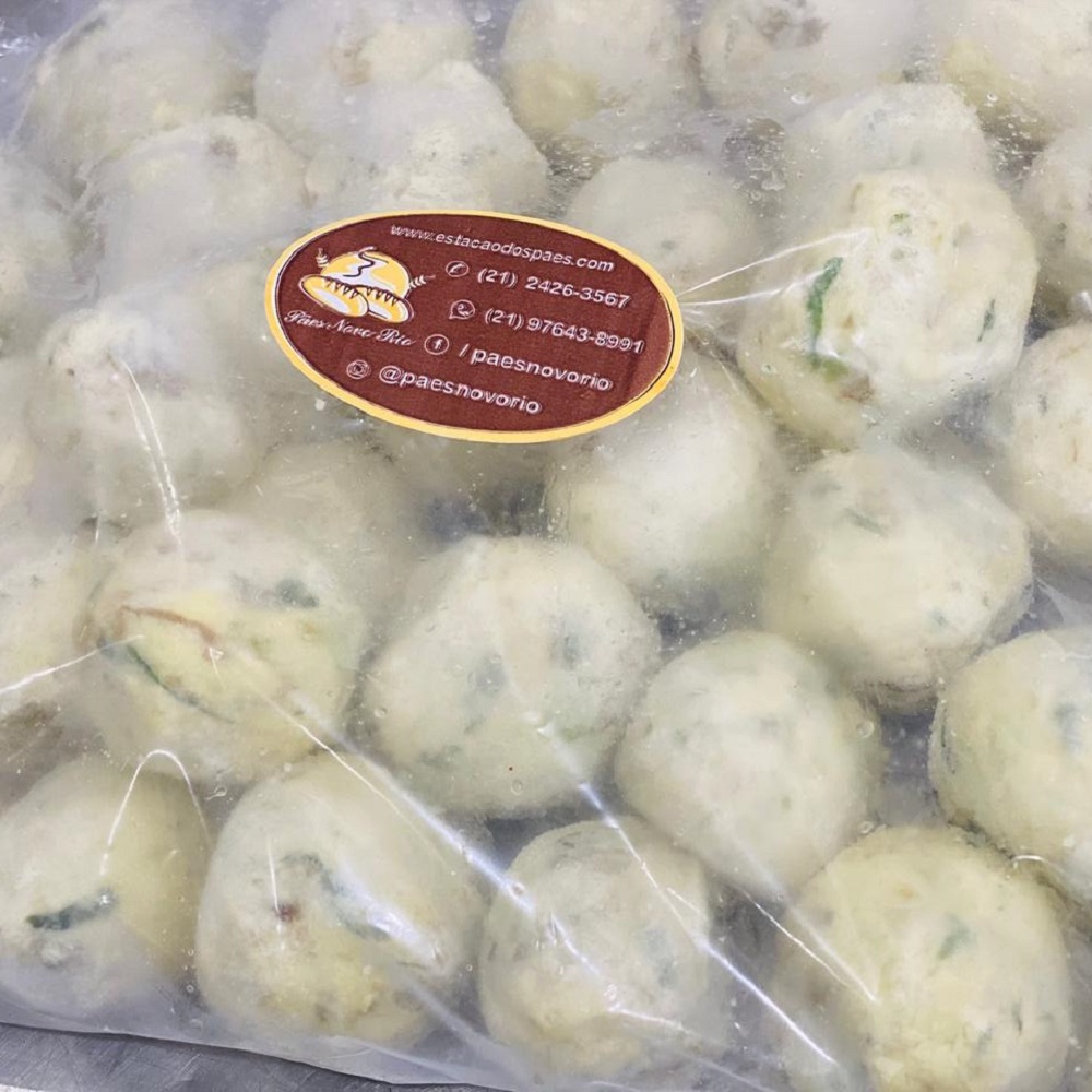 Bolinho de Bacalhau Congelado Kg Pães Novo Rio